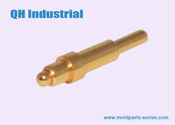 China Shenzhen Factory QH Industoial OEM ODM Hot Sale Copper Brass C3604 Gold Plating 3uin 4uin 5uin Spring Loaded Pogo Pin supplier